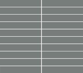 Color Wheel Mosaic Straight Joint 1X6 Dm 12X10 Gl Grp2 - Suede Gray Glossy Swatch