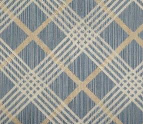 Coastal Plaid - Surf/Ivory Swatch