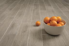 Trellis Oak Plank 6X36 Mt - Smoke Matte Swatch