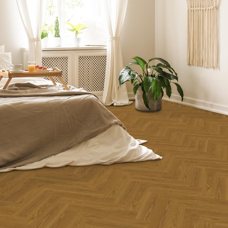 Crystal Cove Herringbone Room Scene