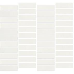 Rigid Clay Off Set Microban 1X3 Dm 12X12 Mt - Salt Matte Swatch