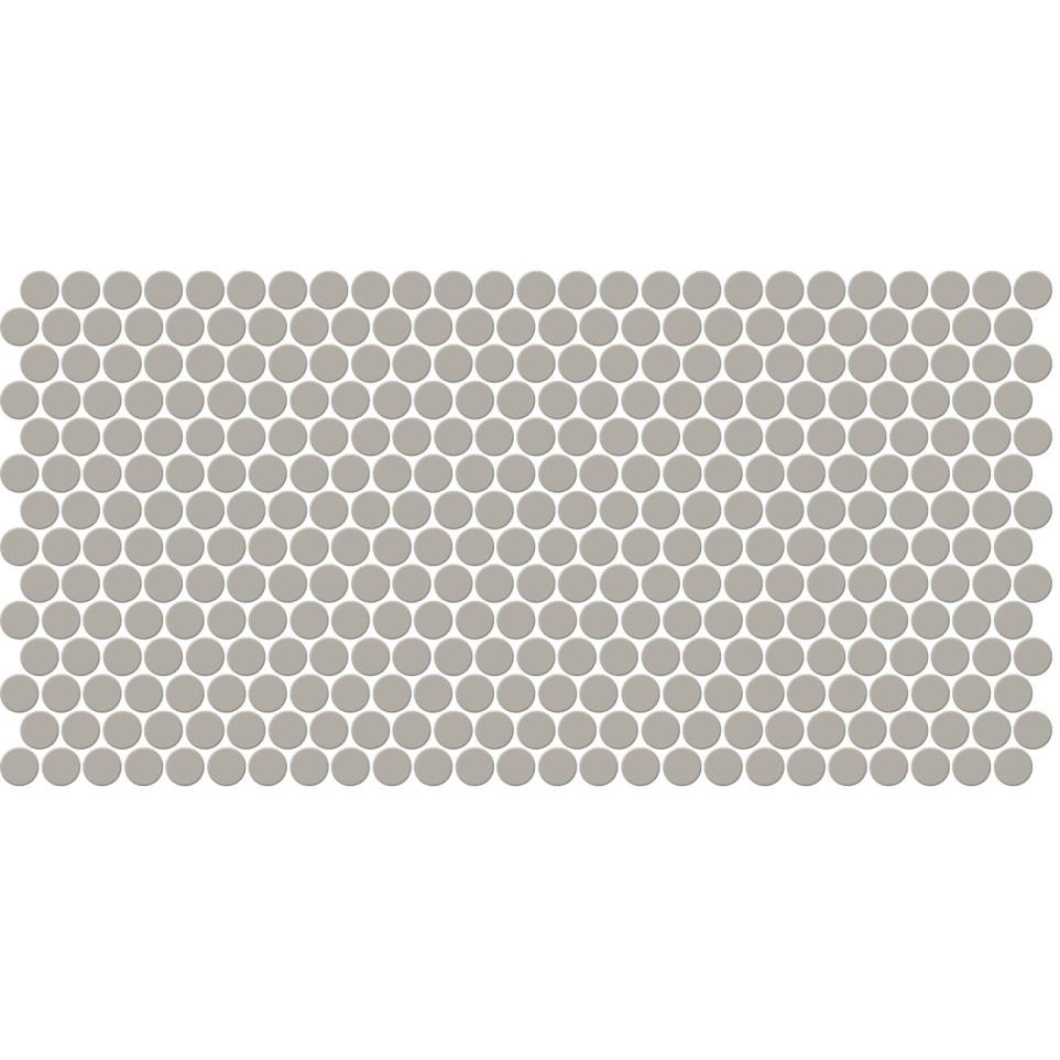 Keystones Penny Rounds Dm 10X22 Mt Grp1 by Bel Terra - Desert Gray Matte