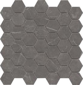 Sterlina II Matte 2 Hexagon Mosaic 12X12