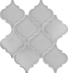 Morocco Arabesque Gloss Mosaic 10X11 - Silver Swatch