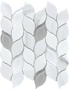 Lamour Polished 2X3 Leaf Mosaic 10X12