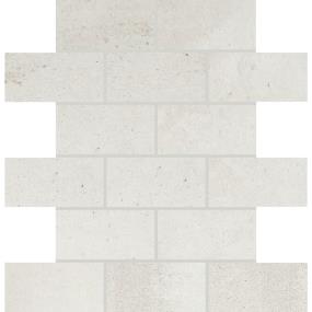 Modern Hearth Brick Joint 2X4 Dm 12X12 Mt - White Ash Matte Swatch