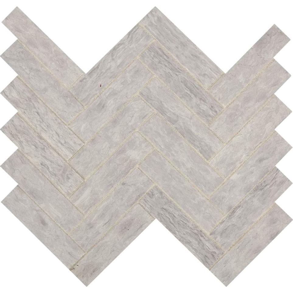 Fonte Herringbone 1X4 Mm 11X7 Straight Edge Hn by Bel Terra - Heather Harbor Honed