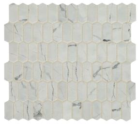Statuette Picket 1X2 Mm 12X12 Mt - Silver Satin Matte Swatch