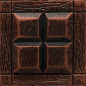 Armor Square Four Square 2X2 St - Guilded Copper Satin Swatch