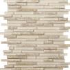 Lucente Glass  Stone Gloss/Matte Linear Mosaic 12X13 - Servolo Swatch