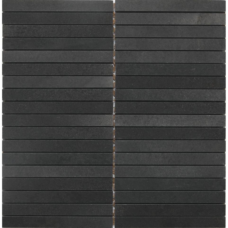 Stone A La Mod Linear 1/2X6 Mm 12X12 Straight Edge Pl by Daltile - Urban Bluestone Polished