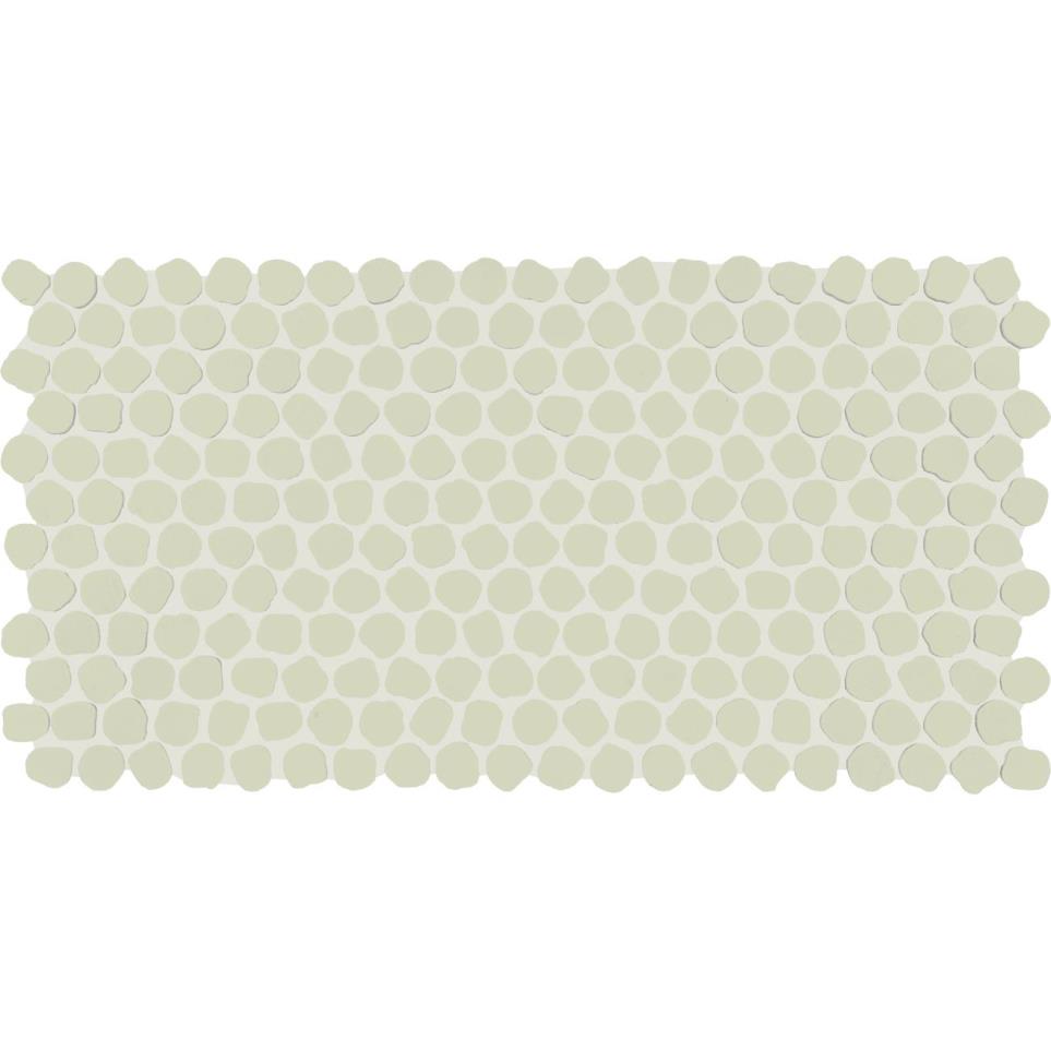 Keystones Organic Penny 1 Dm 12X22 MT Grp2 by Bel Terra - Mint Ice Matte