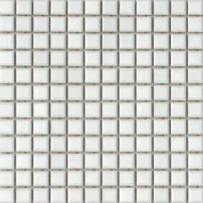 Afloat Glossy 1X1 Mosaic 13X13 - White Swatch