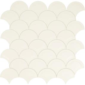 Revalia Remix Fan 3 Dm 14X14 Gl - Felicity White Glossy Swatch