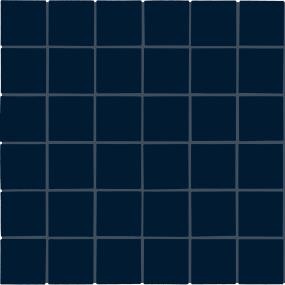 Color Story Mosaics Straight Joint 2X2 Mm 12X24 Gl Grp3 - Navy Glossy Swatch
