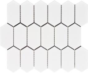 Omni Glossy Picket Mosaic 10X12