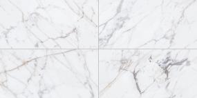 Marble Attach Lavish Rectangle 12X24 ST - Golden Reverie Satin Swatch