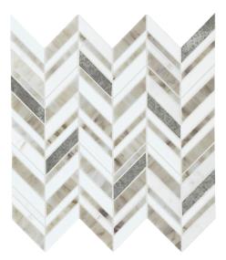 Stone Theory Chevron 3 Mm 12X14 Mt - Geo Matte Swatch