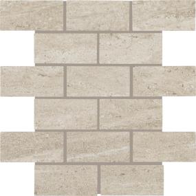 Advantage Brick Joint 2X4 Dm 12X12 Mt - Distressed Beige Matte Swatch