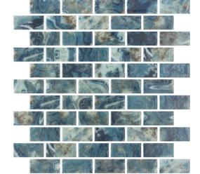 Waterlace Matte/Satin 1X2 Offset Mosaic 10X12 - Ono Swatch