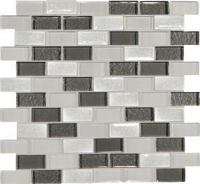 Crystal Shores Brick Joint 2X1 Mm 12X13 Gs - Diamond Delta Glass Swatch