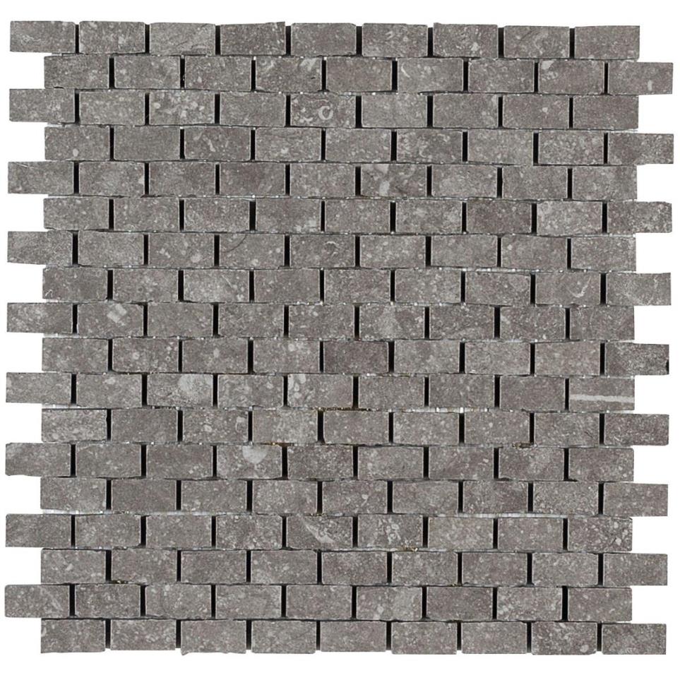 Diplomacy Brick Joint 5/8X1 Mm 12X12 Mt by Daltile - Medium Grey Matte