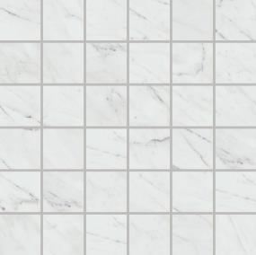 Marble Attache Lavish Straight Joint 2X2 Mm 12X12 Mt - Diamond Carrara Matte Swatch