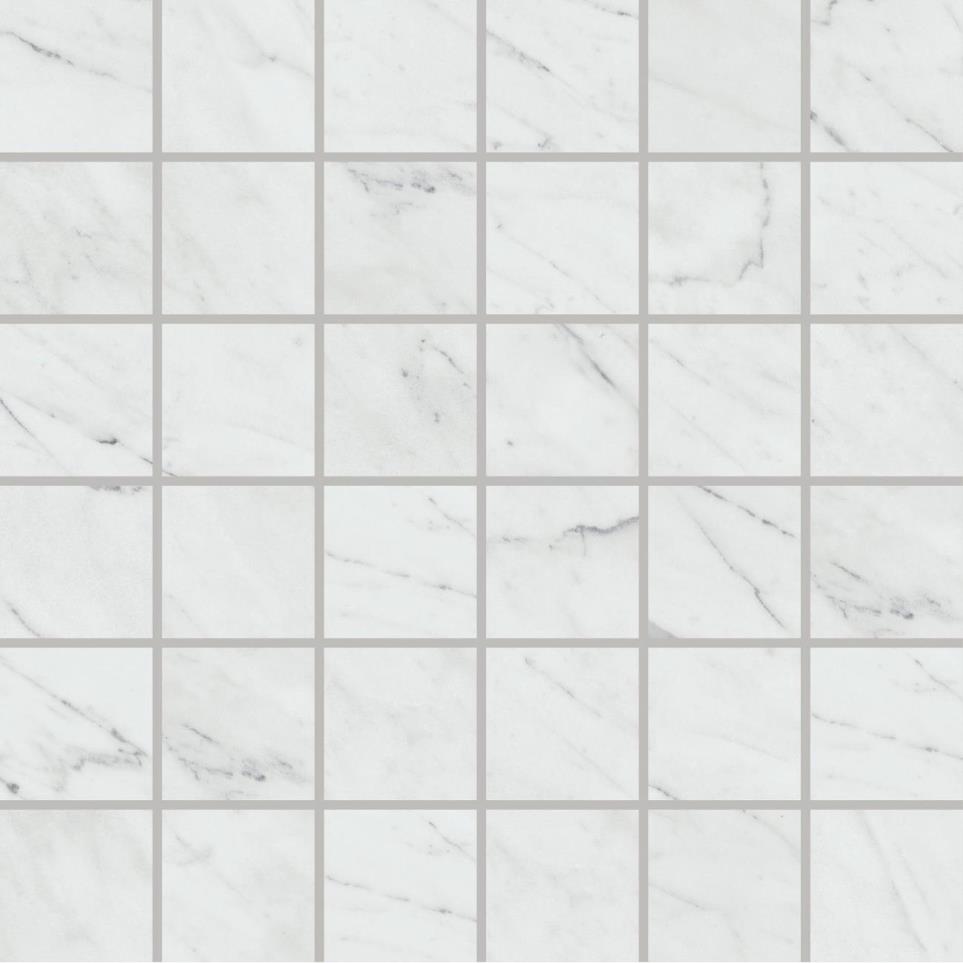 Marble Attache Lavish Straight Joint 2X2 Mm 12X12 Mt by Bel Terra - Diamond Carrara Matte