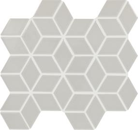Color Wheel Retro 3D Cube 2X3 Dm 12X13 Gl Grp1 - Desert Gray Glossy Swatch
