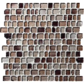 Jewel Tide Random 1 Mm 12X12 Tumbled Gs - Beach Pebble Glass Swatch