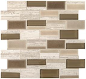 Midpark Mosaics Rectangle Random 3 Mm 12X14 Mt - Sandbox Matte Swatch