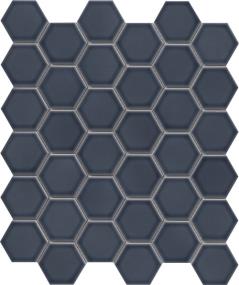 Savvy Glossy 2 Hexagon Mosaic 11X12