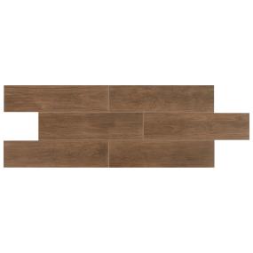 Willow Bend Plank 6X24 Mt - Dark Brown Matte Swatch