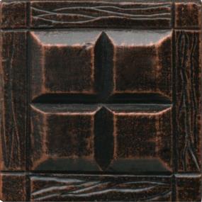 Armor Square Four Square 2X2 St - Oil Rub Bronze Satin Swatch