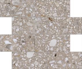 Perenne Slim Polished Offset Mosaic 3X6/12X12 6 Mm - Mist Swatch