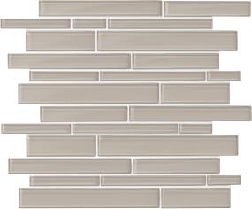 Amity Random Linear Mm 11X13 Gs - Taupe Glass Swatch
