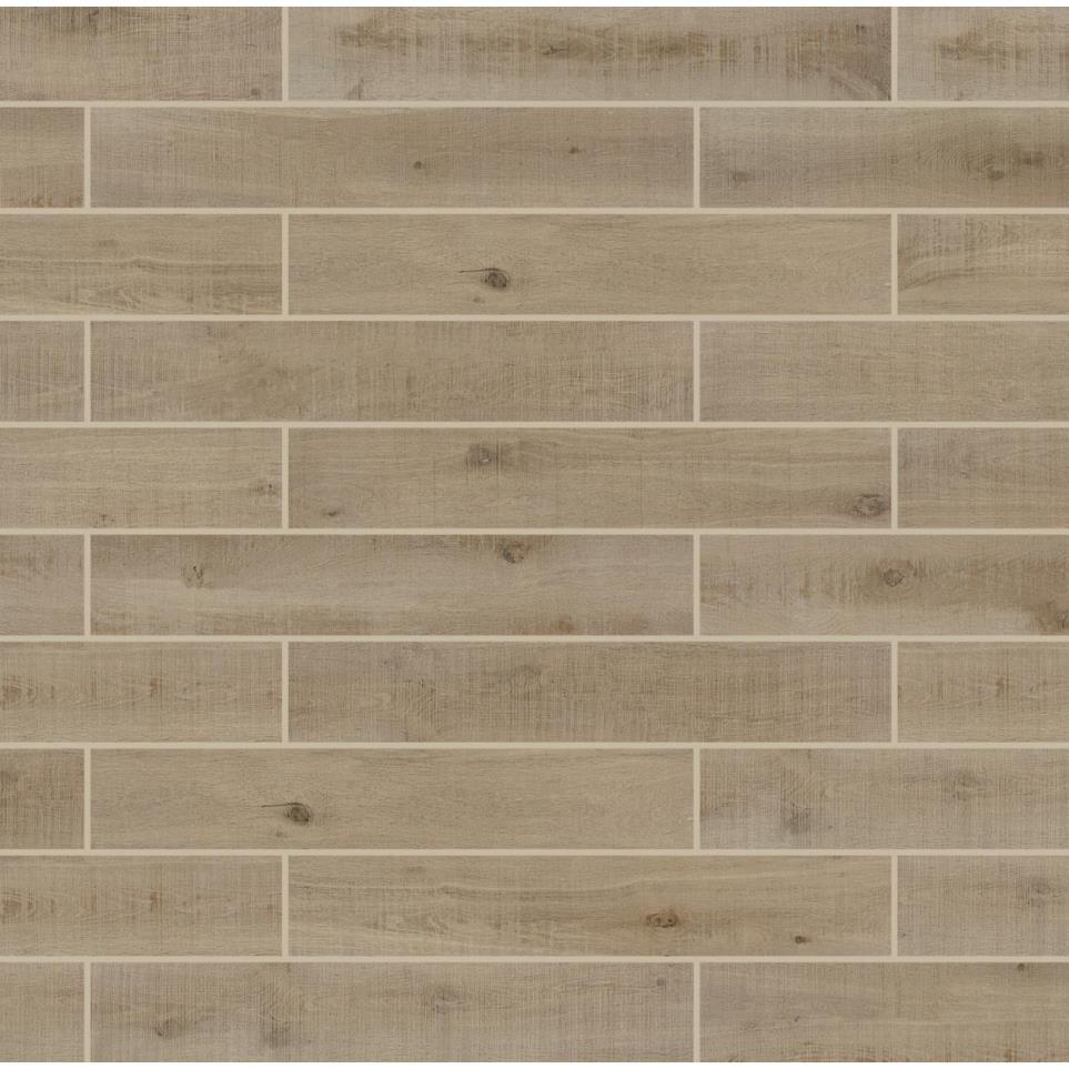 Chateau Reserve Plank Stepwise 8X48 Mt by Bel Terra - Hickory Grove Matte