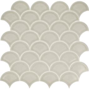 Revalia Remix Fan 3 Dm 14X14 Gl - Graceful Greige Glossy Swatch