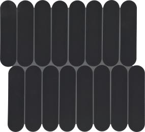 Artefino Element Capsule 1 1/2X6 Mm - Charcoal Matte Swatch