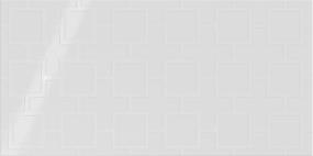 Showscape Rectangle Square Lattice 12X24 Tx Grp1 - Stylish White Textured Swatch