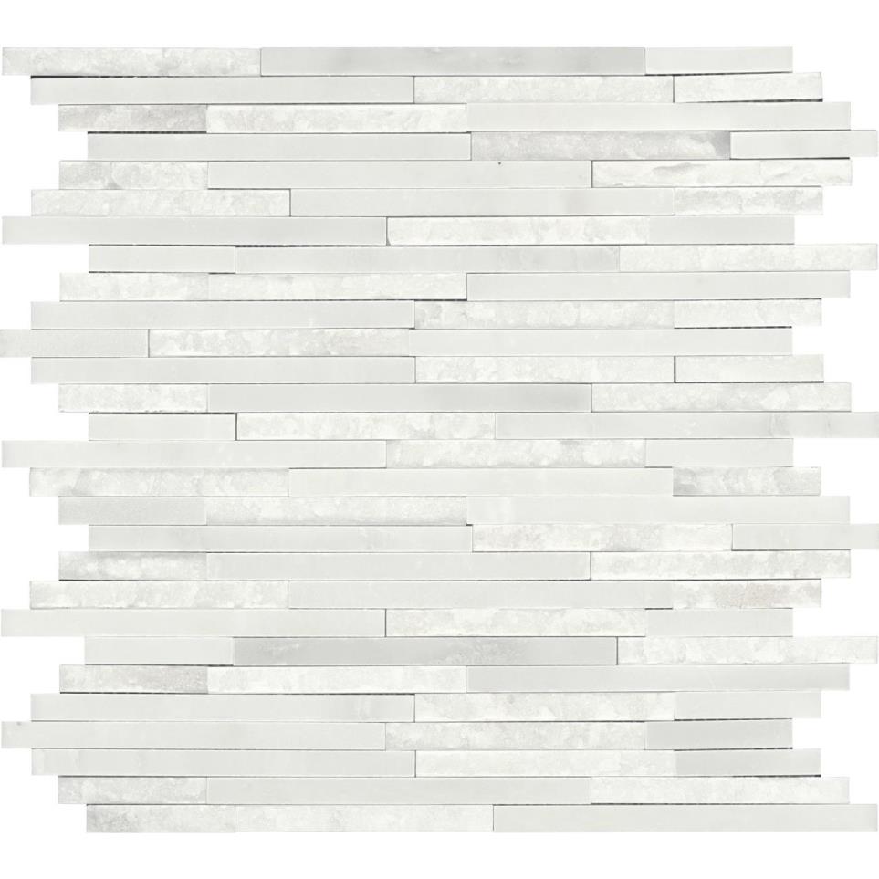 Marble Random Linear Mm 18X11-12 Straight Edge Pl by Bel Terra - First Snow Elegance Polished