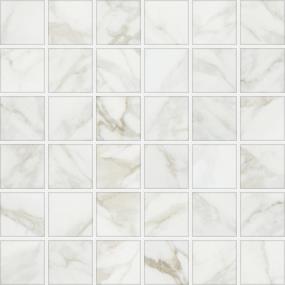 Marble Obsession Straight Joint 2X2 Dm 11X12 Mt - Arabescato Matte Swatch
