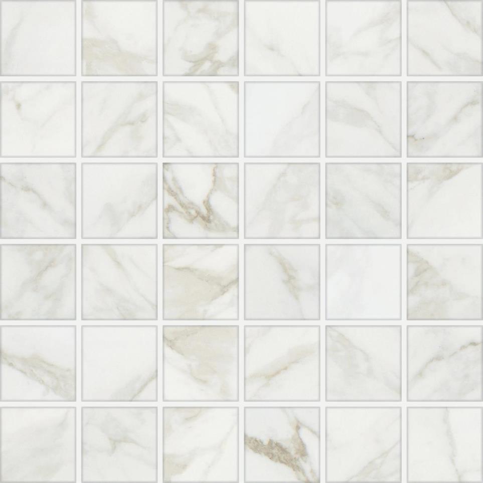 Marble Obsession Straight Joint 2X2 Dm 11X12 Mt by Bel Terra - Arabescato Matte
