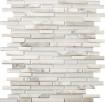 Lucente Glass  Stone Gloss/Matte Linear Mosaic 12X13
