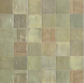 Zellige Neo Rectangle Hand Crafted 3X12 Gl - Salvia Glossy Swatch