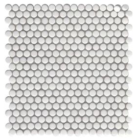 Confetti II Mixed Finish Penny Round Mosaic 12X12