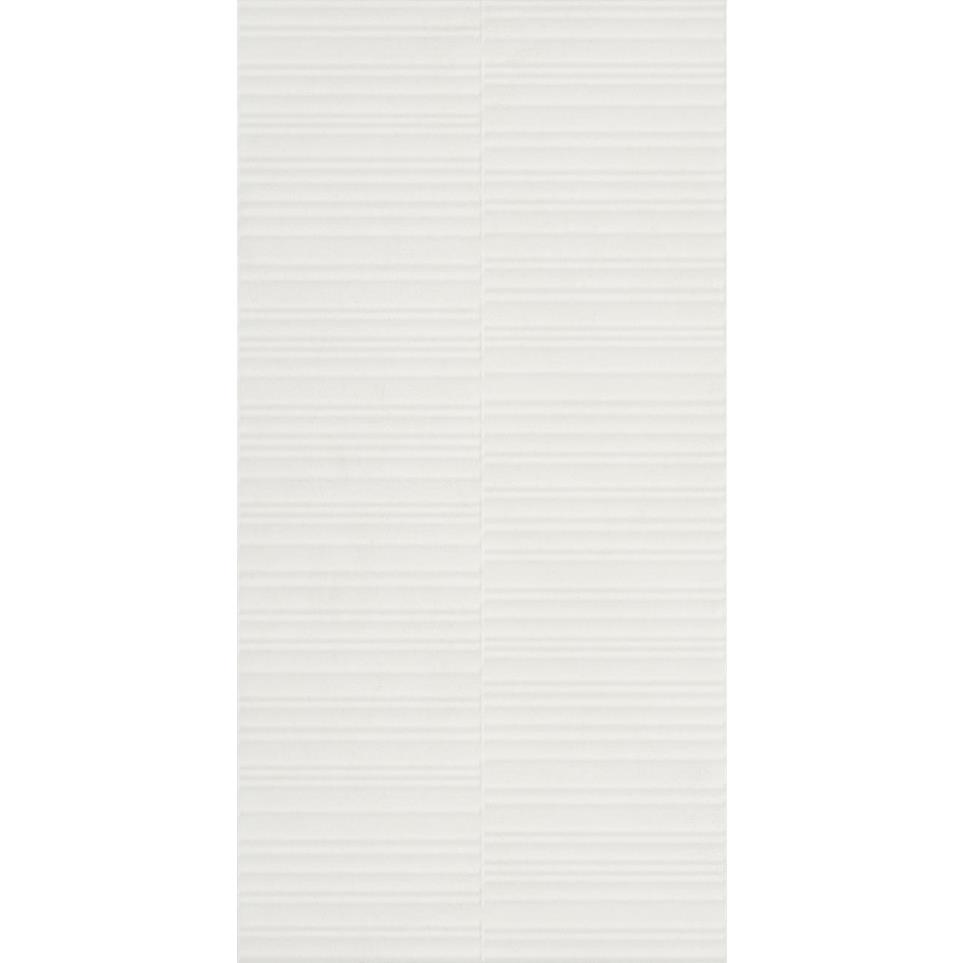 Rigid Clay Rectangle Ridge Microban 12X24 MT by Bel Terra - Salt Matte