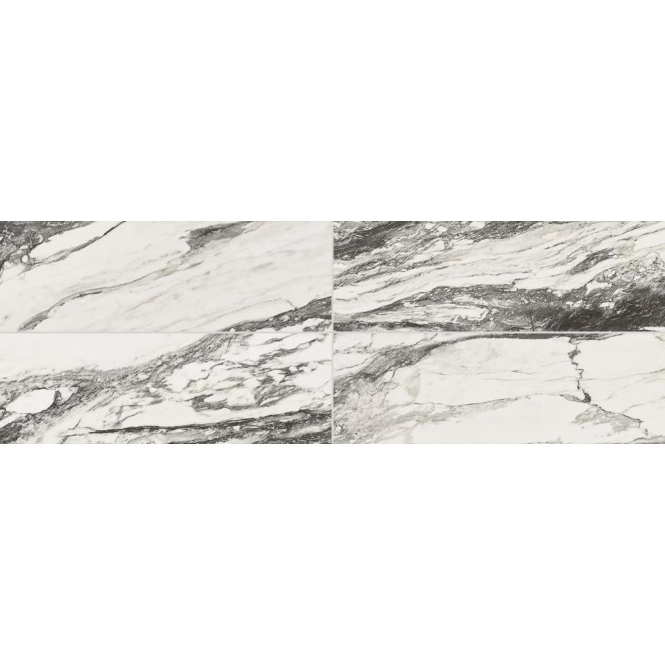 Divinium Rectangle Microban 6X18 Gl by Bel Terra - Calypso Glossy