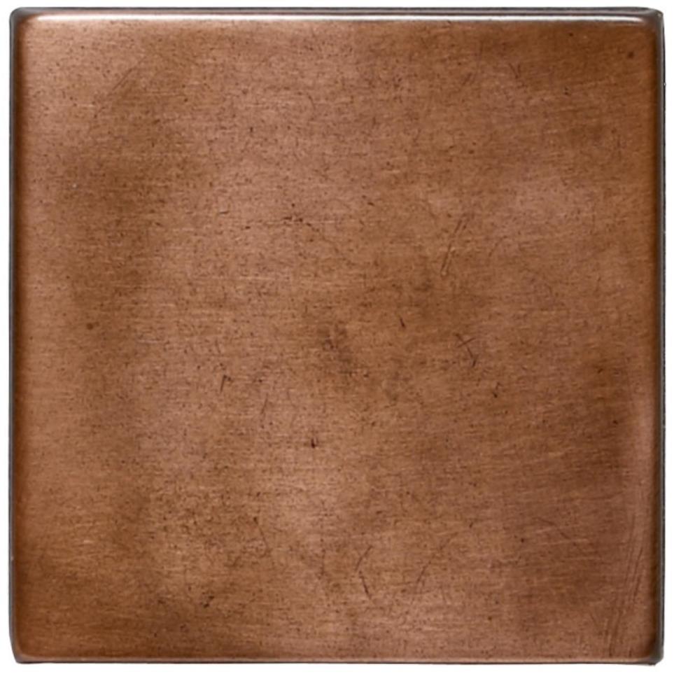 Metallica Rectangle Liner 1X10 St by Daltile - Oxidized Copper Satin