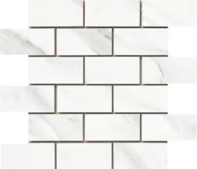 Nobleza Matte 2X4 Offset Mosaic On 12X12